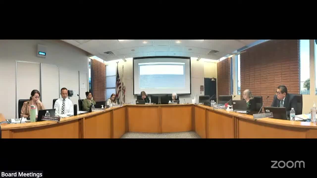 School Board Discusses President Vacancy and Norm Updates with Superintendent Castro