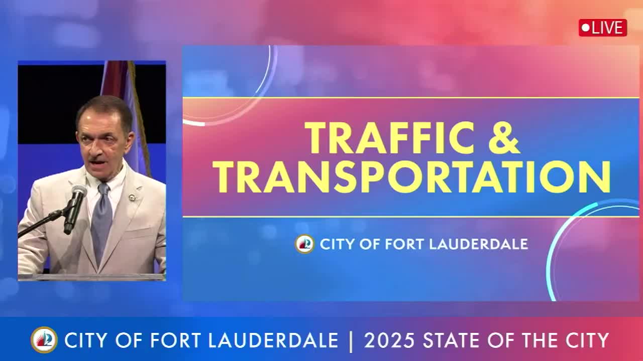 Mayor Trantalis Urges Tunnel for New River Crossing, Cites Wide Interest from Global Firms