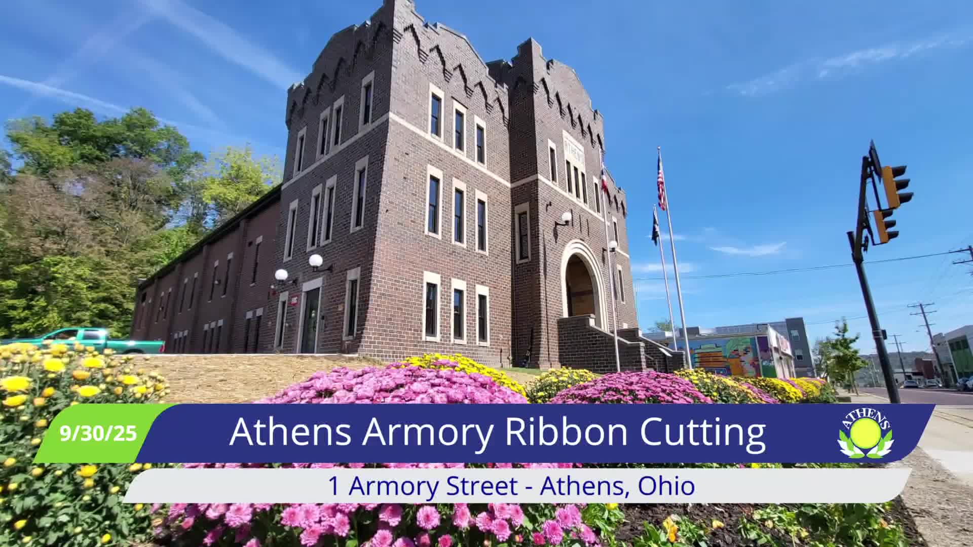Athens Armory reopens as community hub after multi‑agency renovation
