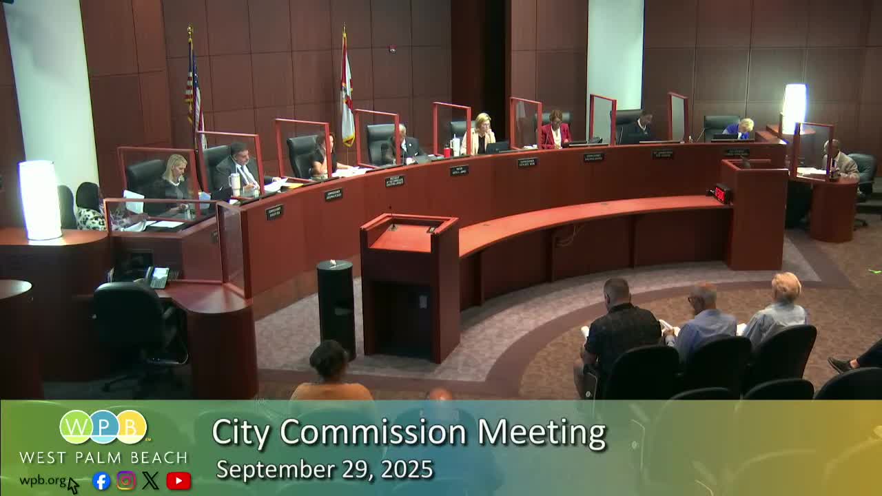 West Palm Beach adopts school‑zone speeding enforcement ordinance under new Florida law