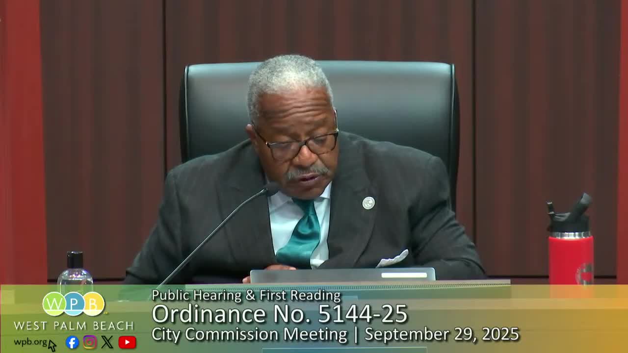 Commission approves rezoning for 5400 North Flagler; large 31‑story RPD and multiple waivers remain under review