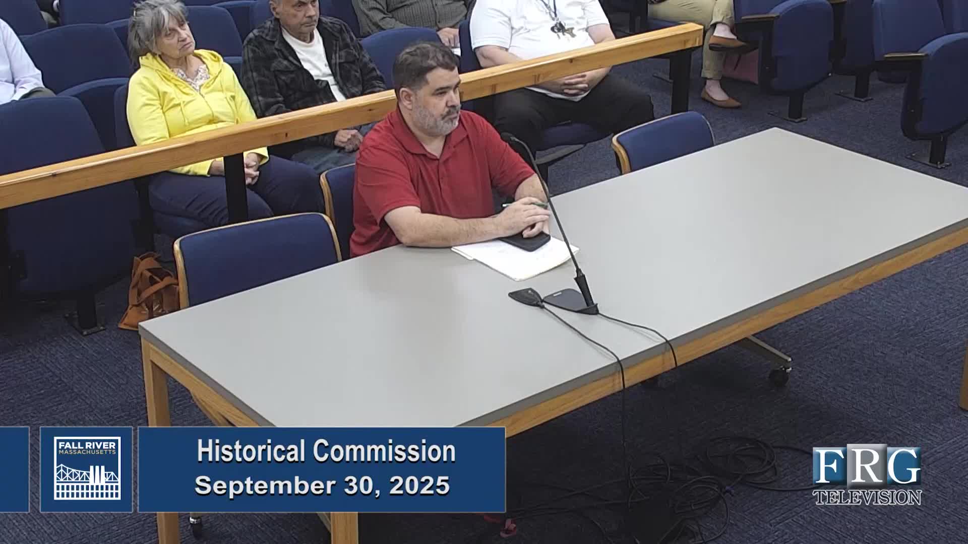 Fall River Historical Commission Approves Support for Multiple Restoration Projects