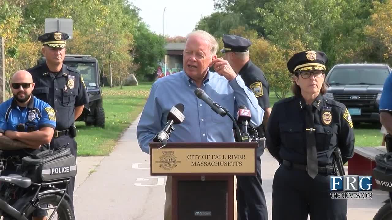 Fall River Police Chief Furtado Receives New Ebikes for Neighborhood Engagement Team