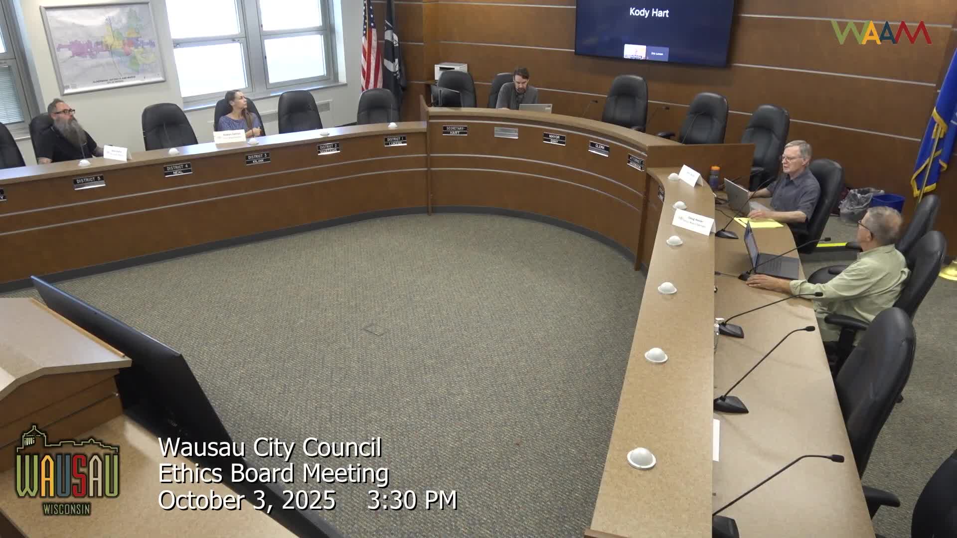 Board Discusses Pre-Hearing Procedures for Complaint Against Mayor Doug Denny