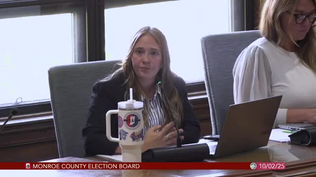 Election Central plans move of early‑voting site; board discusses backup location and logistics