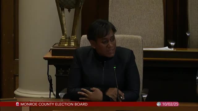 Monroe County Election Board Discusses Polling Locations and Student Engagement Initiatives