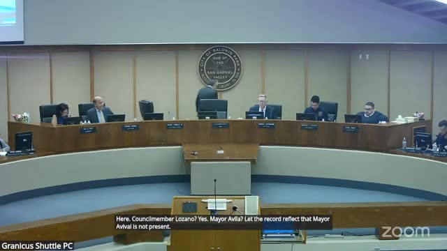 Baldwin Park council votes to excuse Mayor Alejandra Avila from Oct. 1 meeting