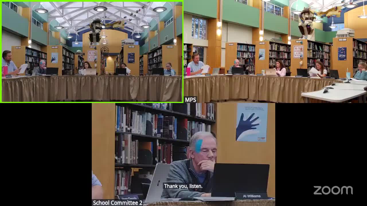 School Committee Proposes Listening Sessions to Elevate Educator Voices