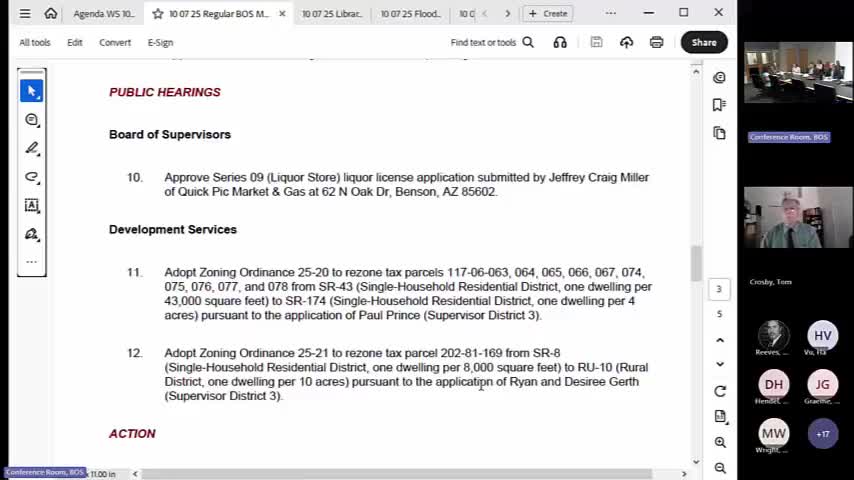 Supervisors to consider 'opt-out' recognition; staff and supervisors request work session on opt-out community impacts