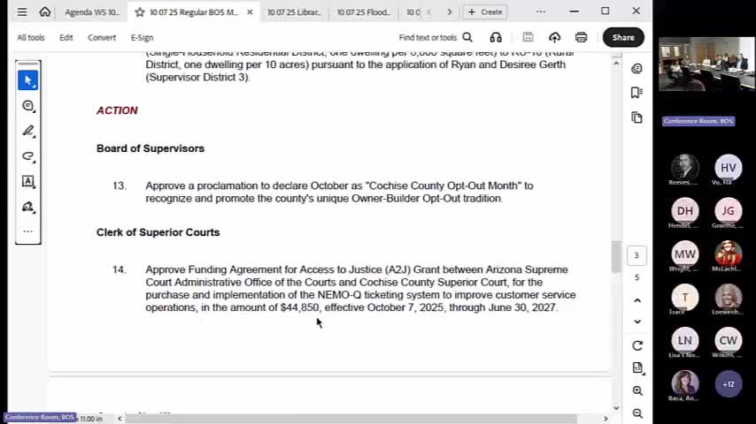 Board to consider appointment of Anne Borowicz as Superior Court pro tem; selection committee process explained