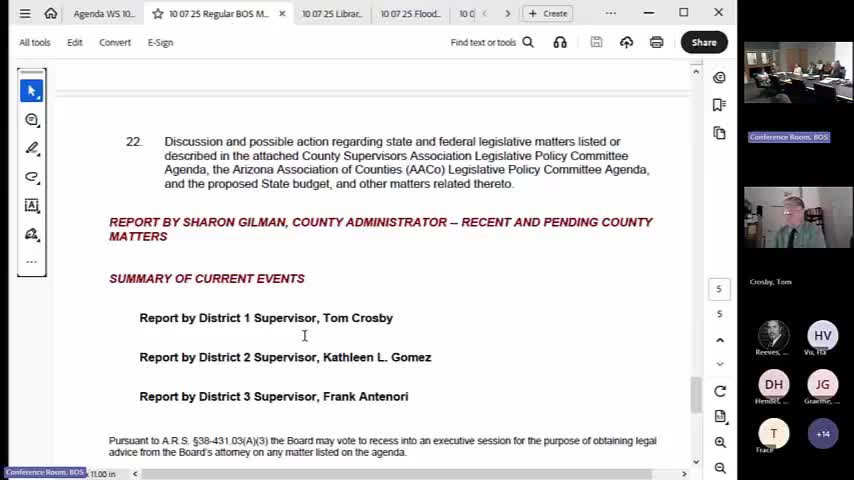 Supervisors plan state lobbying on Open Meetings Law changes ahead of legislative session