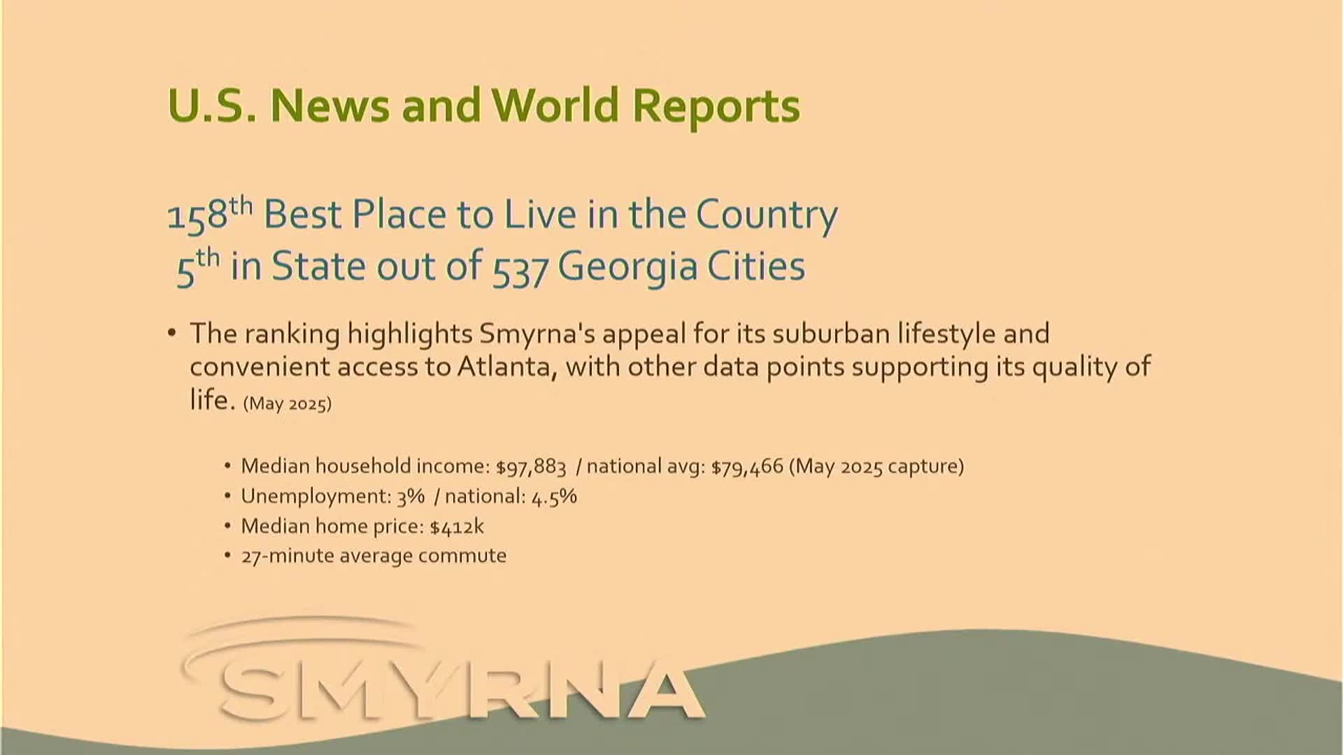 Smyrna reports $112 million budget, maintains AAA credit rating and 18th straight year without a millage increase