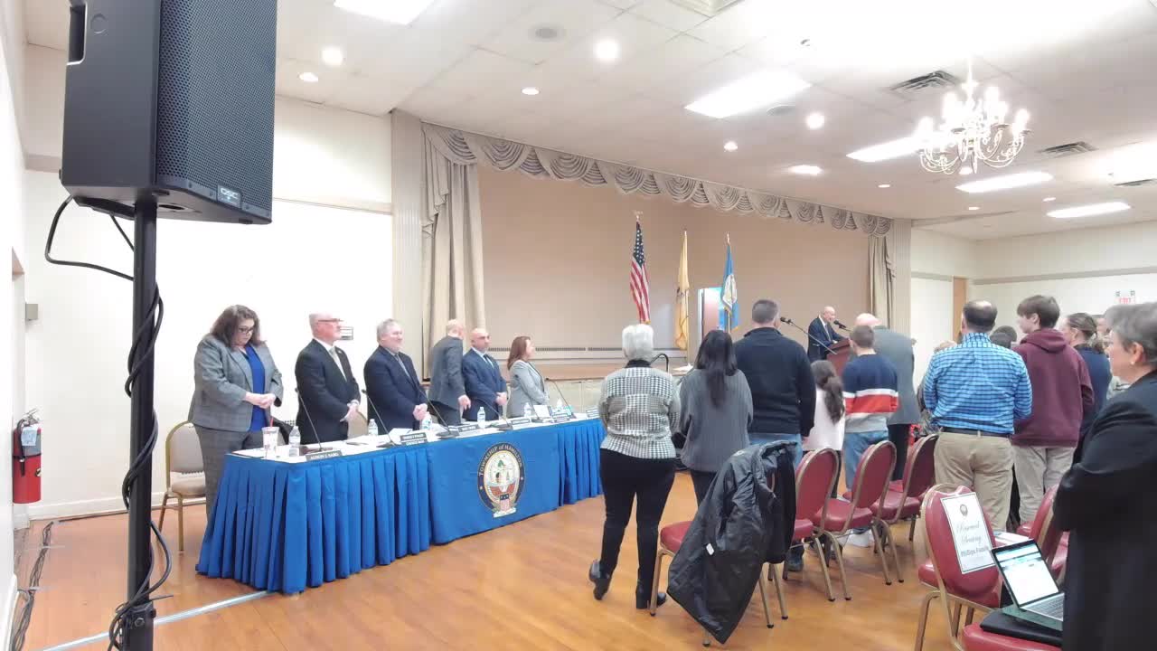 Mayor Jeff Martin and Council Members Sworn in at Hamilton Township Inauguration Ceremony