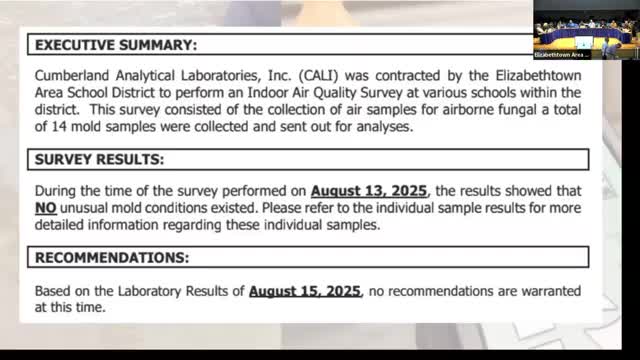 Superintendent outlines year-long comprehensive planning process required by Pennsylvania Department of Education