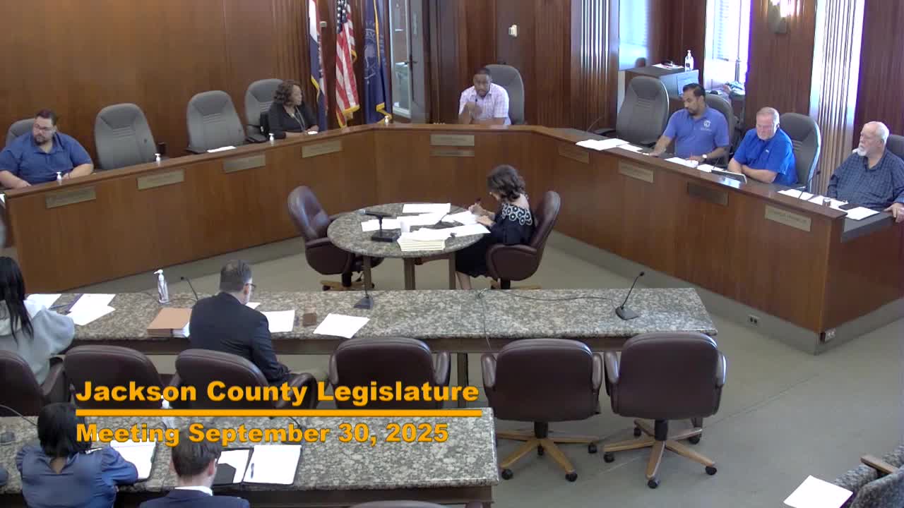 Jackson County Legislature Approves Appointments and Sets Parameters for Executive Recall