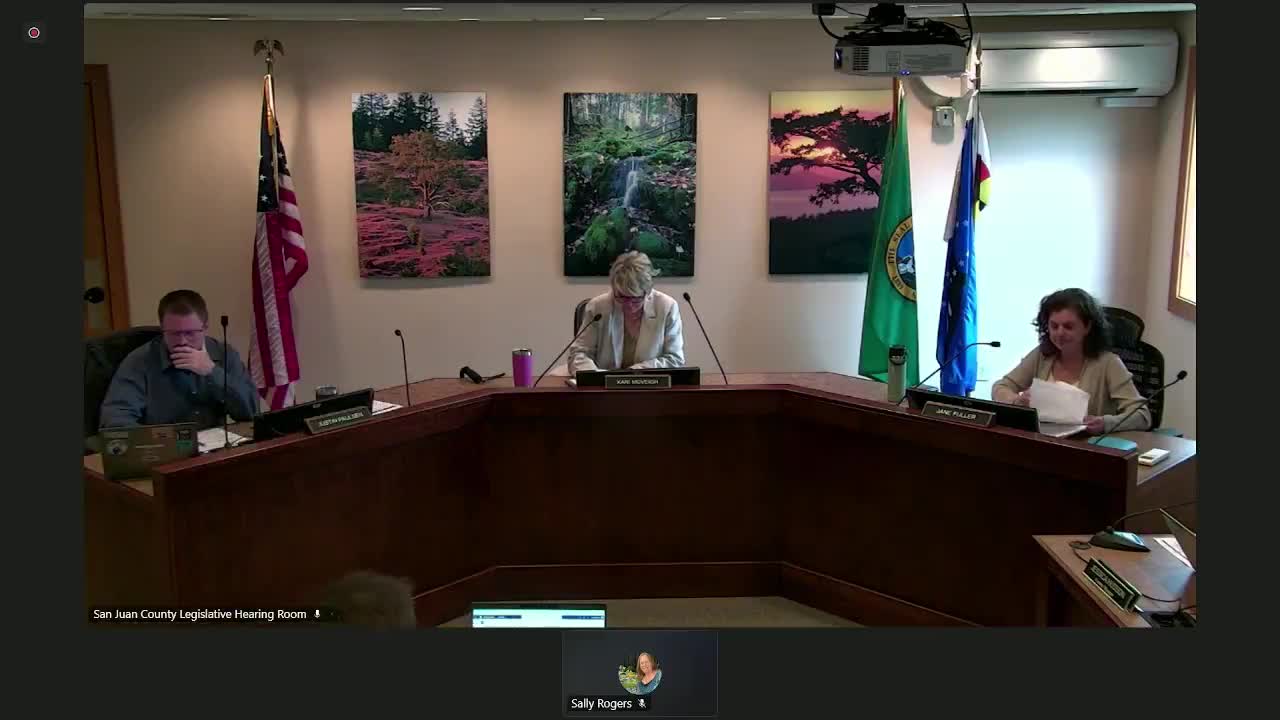 San Juan County will submit early comments to FERC on OPALCO Rosario Strait tidal‑energy pilot