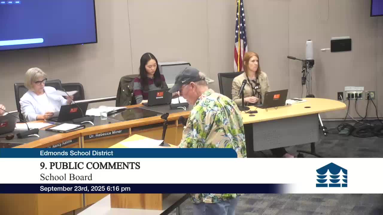 Resident cites FOIA data from community colleges and asks whether Edmonds grads are placed in remedial courses