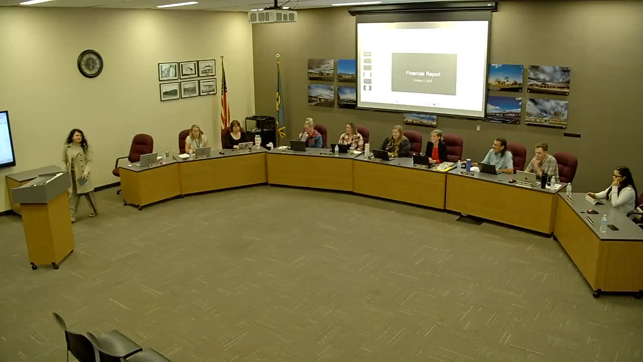 Superintendent and finance staff describe fund balance, levy timing and plan to restore services next year