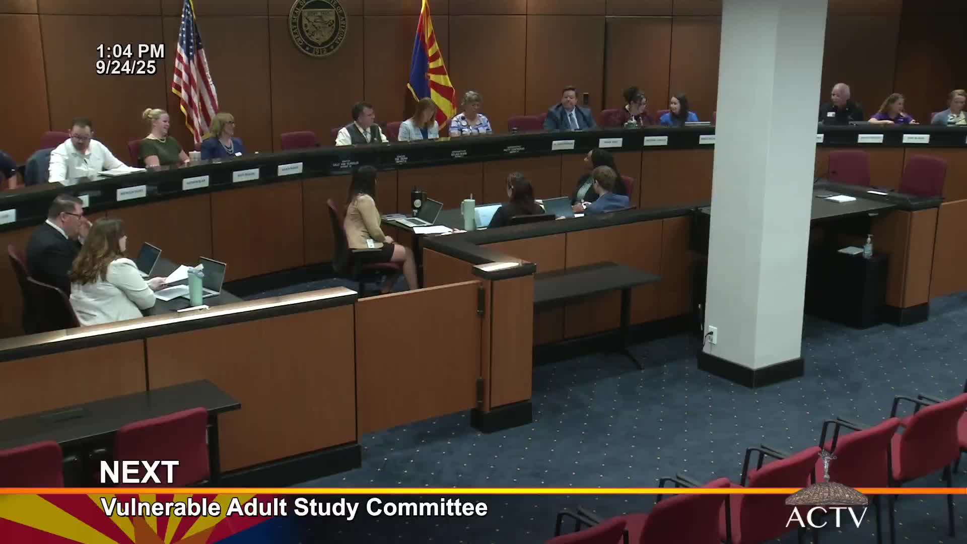 Vulnerable-adult committee adopts recommendations to improve reporting, training and workforce; schedules public hearing on electronic monitoring