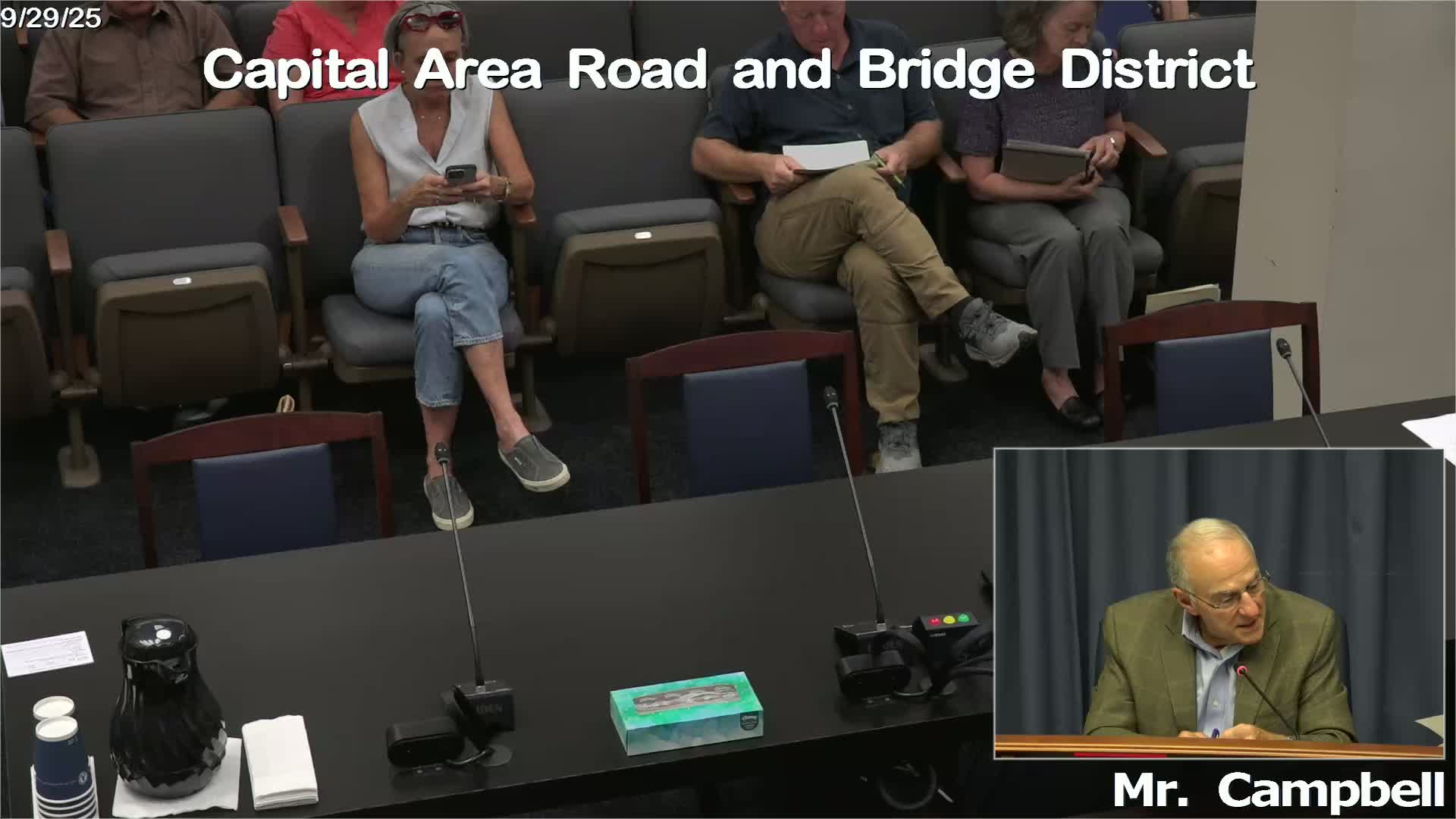 Capitol Area Road and Bridge District accepts June 30 minutes