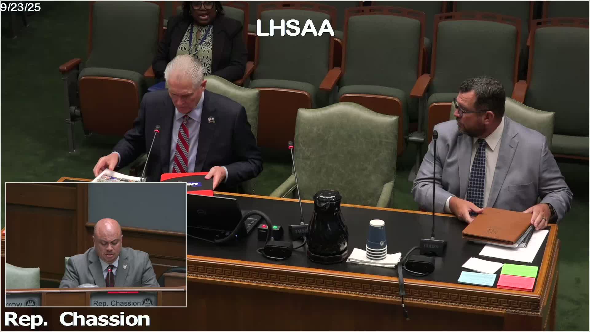 LHSAA officials explain championship venue selection and revenue split; host facilities keep 10–20% of gate revenue