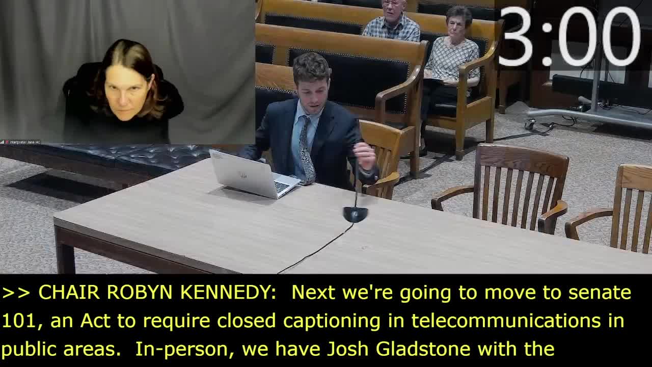 Advocates back bill to require closed captioning on public‑space TVs when requested