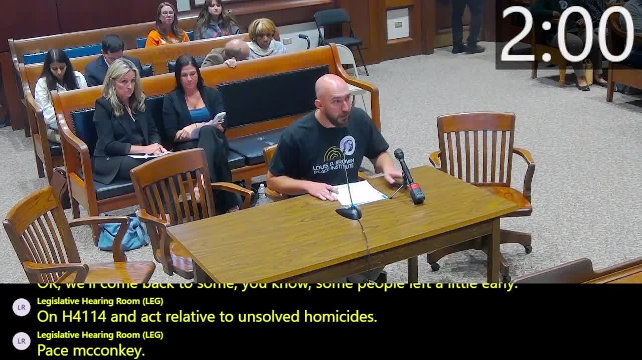 Advocates press for statewide office to review unsolved homicides, and public database