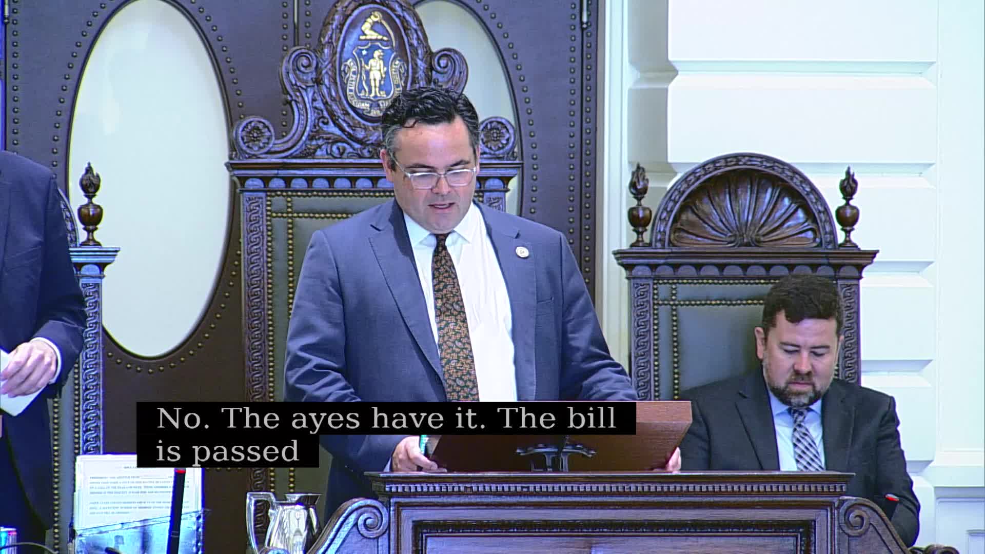 Senate advances Holyoke on‑premises alcohol license bill to engrossment