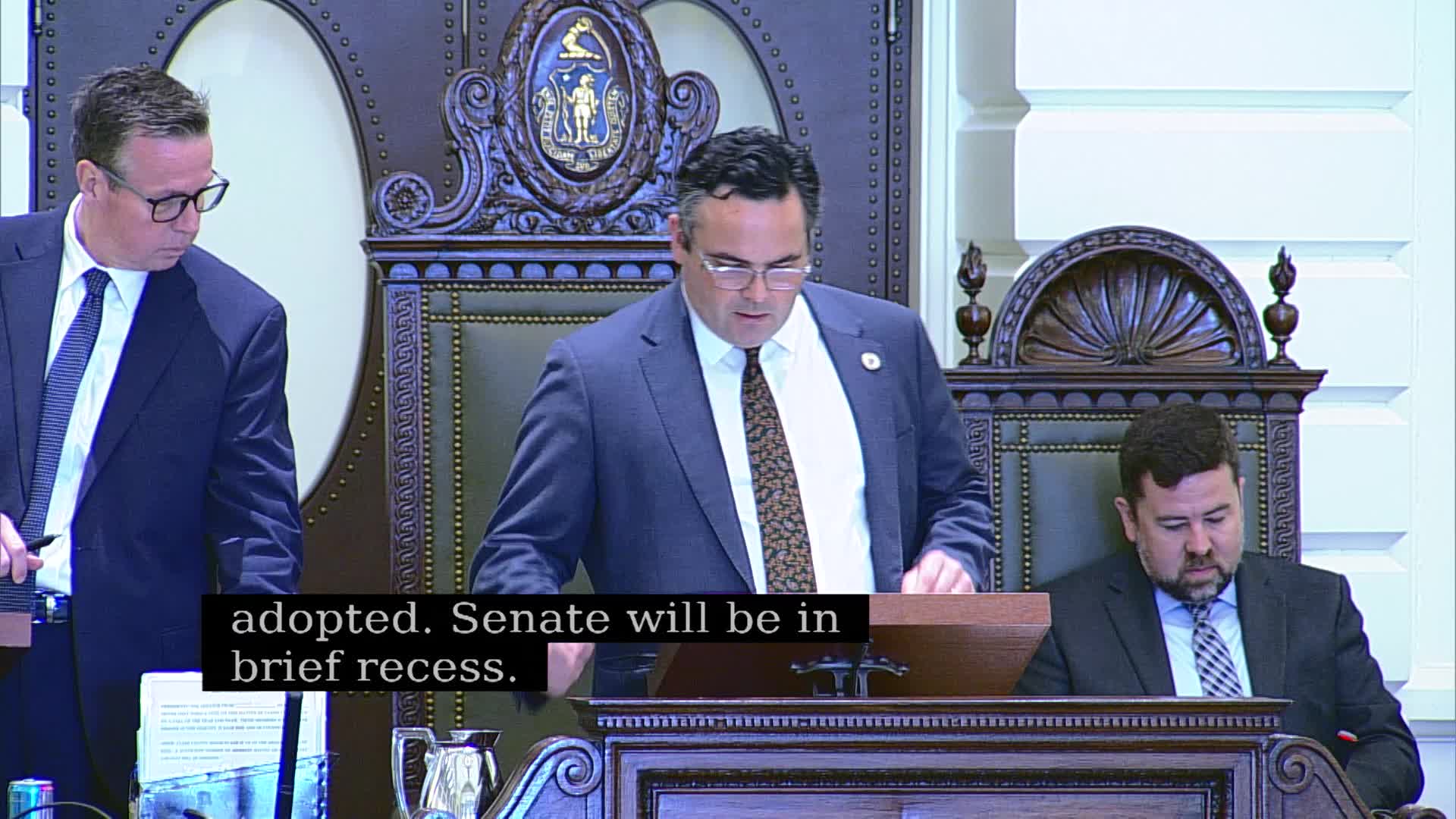 Senate orders Walter L. Gerton retirement bill to third reading, passes it to be engrossed