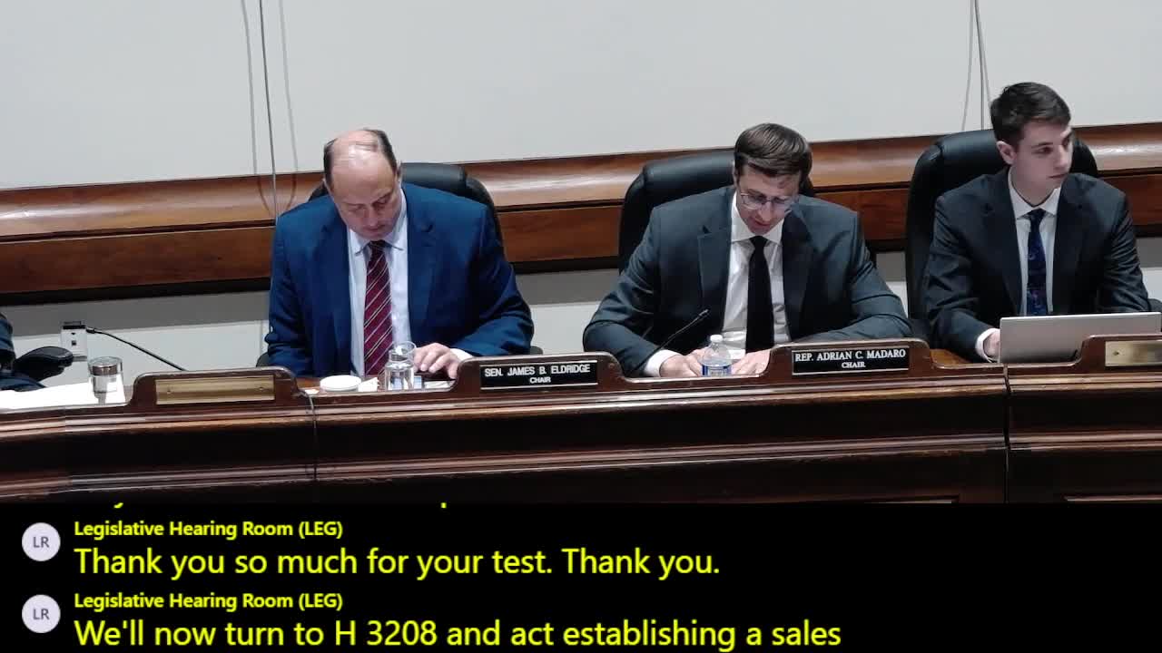 Committee hears digital‑advertising tax proposal and industry opposition