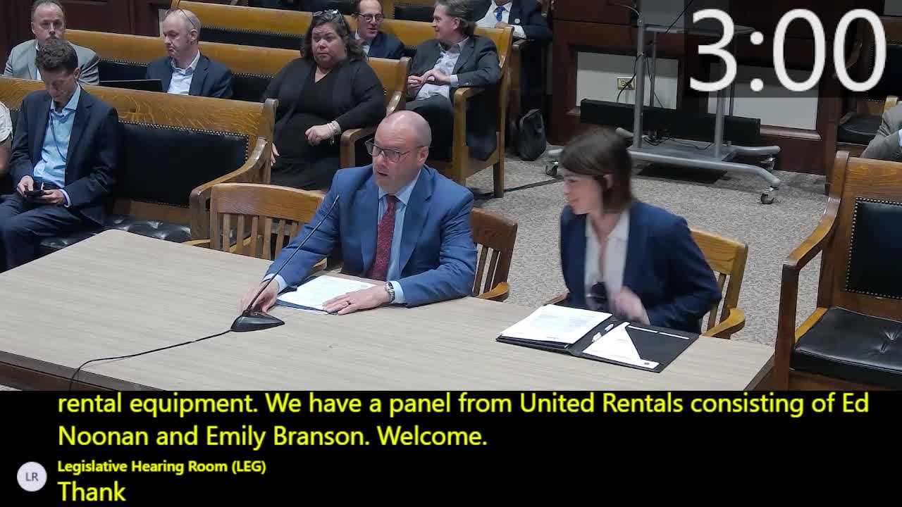 Contractor rental tax exemption bill would simplify ST‑5C process, vendors say