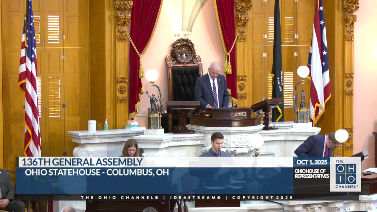 Ohio House Votes to Honor Captain Joshua Michael McClemons with Highway Naming