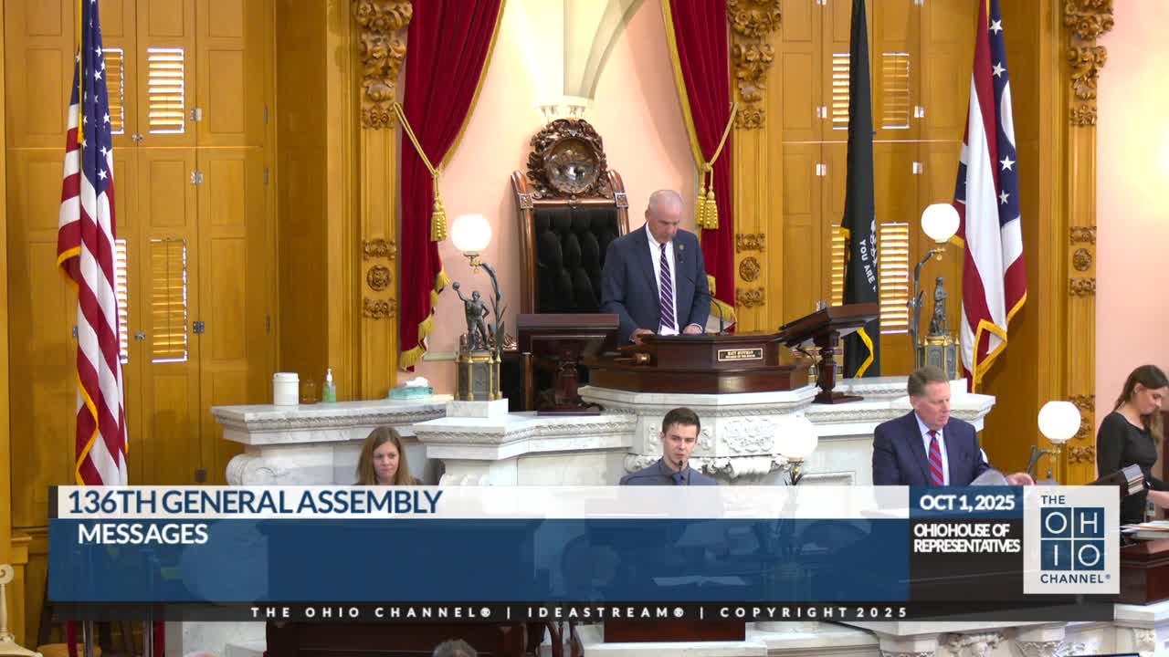 House approves road‑naming, NASA remembrance day, nursing background‑check fix and school naloxone policy concurrence