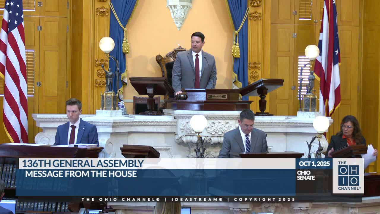 Senate overrides governor on budget line-item tied to property-tax levy changes; vote 21-11