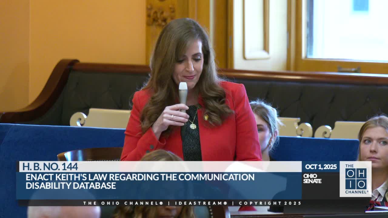 Senator Weinstein Supports Bill for Communication Disabilities in Ohio