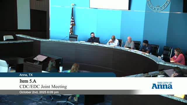 Anna EDC adopts 2025 strategic plan; staff outlines downtown, recruitment and outreach efforts