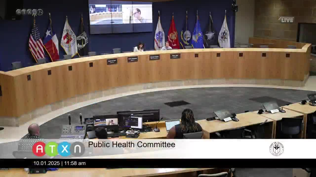 Public Health Committee recommends India Gardner for Sobering Center board; sends recommendation to full council