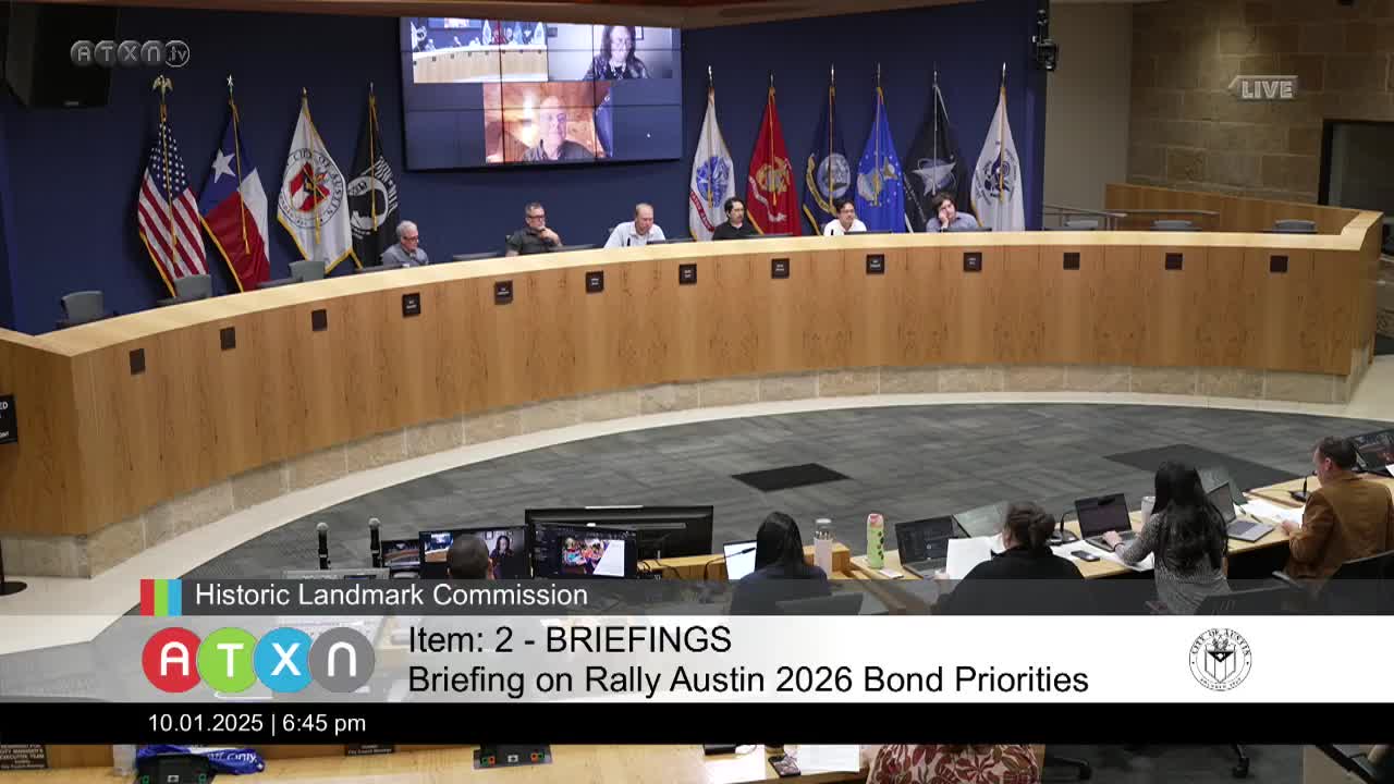 Raleigh Austin outlines $260 million proposal to support legacy businesses and cultural spaces in 2026 bond planning