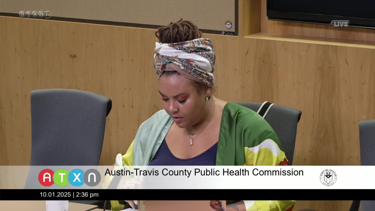 Austin Public Health Reviews Winter Weather Readiness and Congenital Syphilis Initiatives