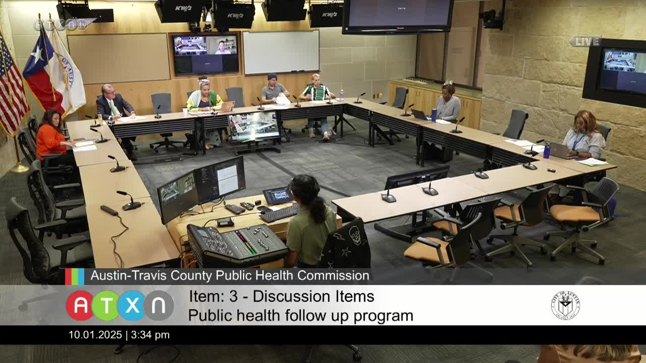 Public Health Commission debates prioritizing core public-health services, funding and transportation needs