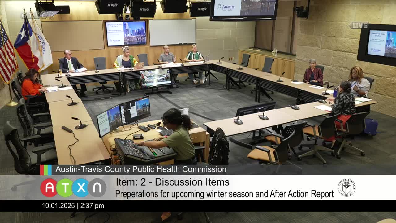 Austin Public Health summarizes January winter-weather response, outlines improvements