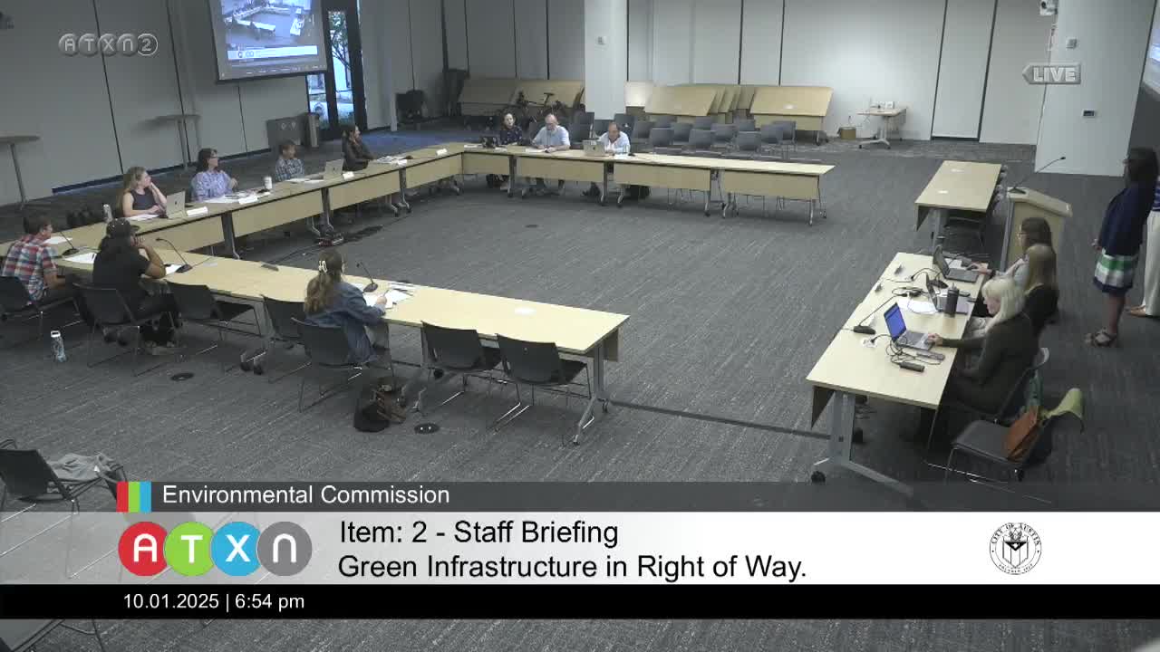 Planning Commission Discusses Urban Tree Planting Standards in Laredo Transportation Manual Update