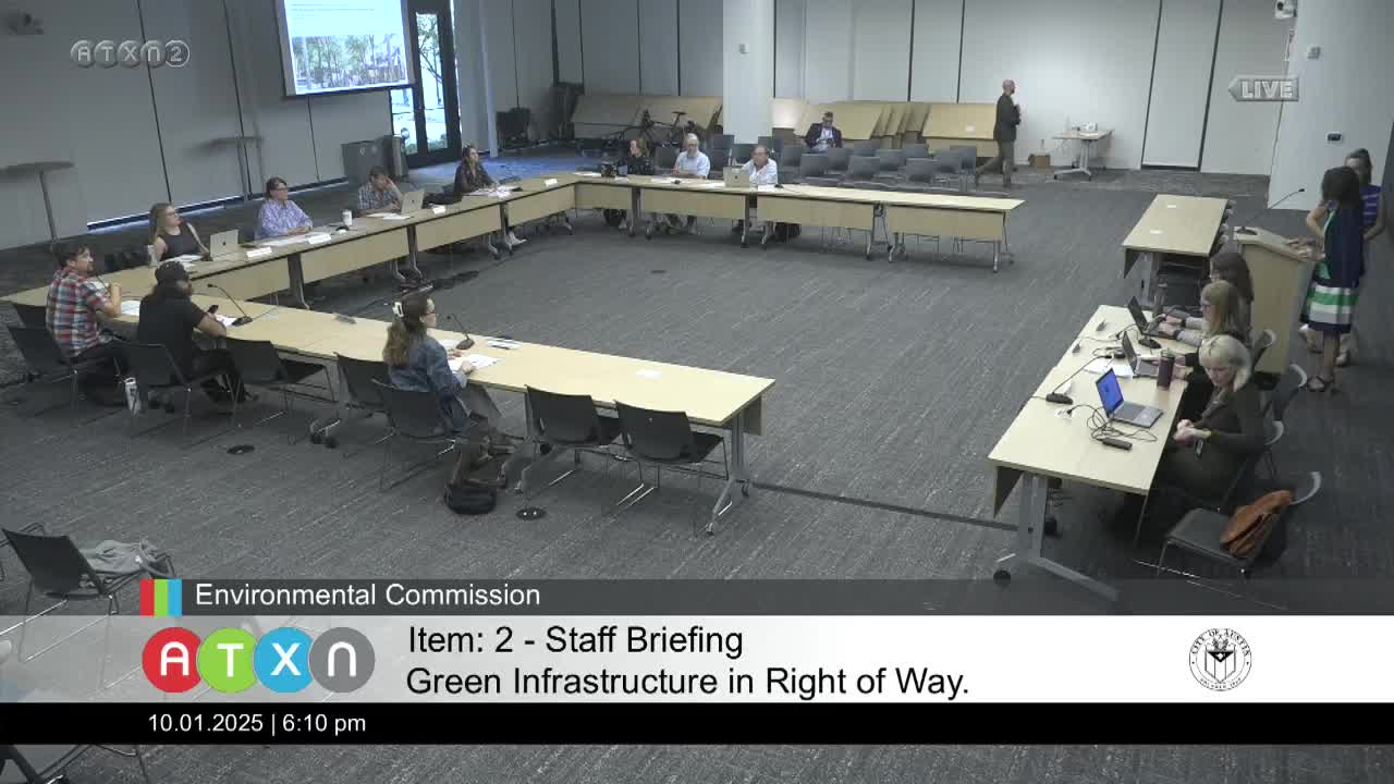 City staff outline 12-step plan to expand street trees and green infrastructure in Austin rights of way