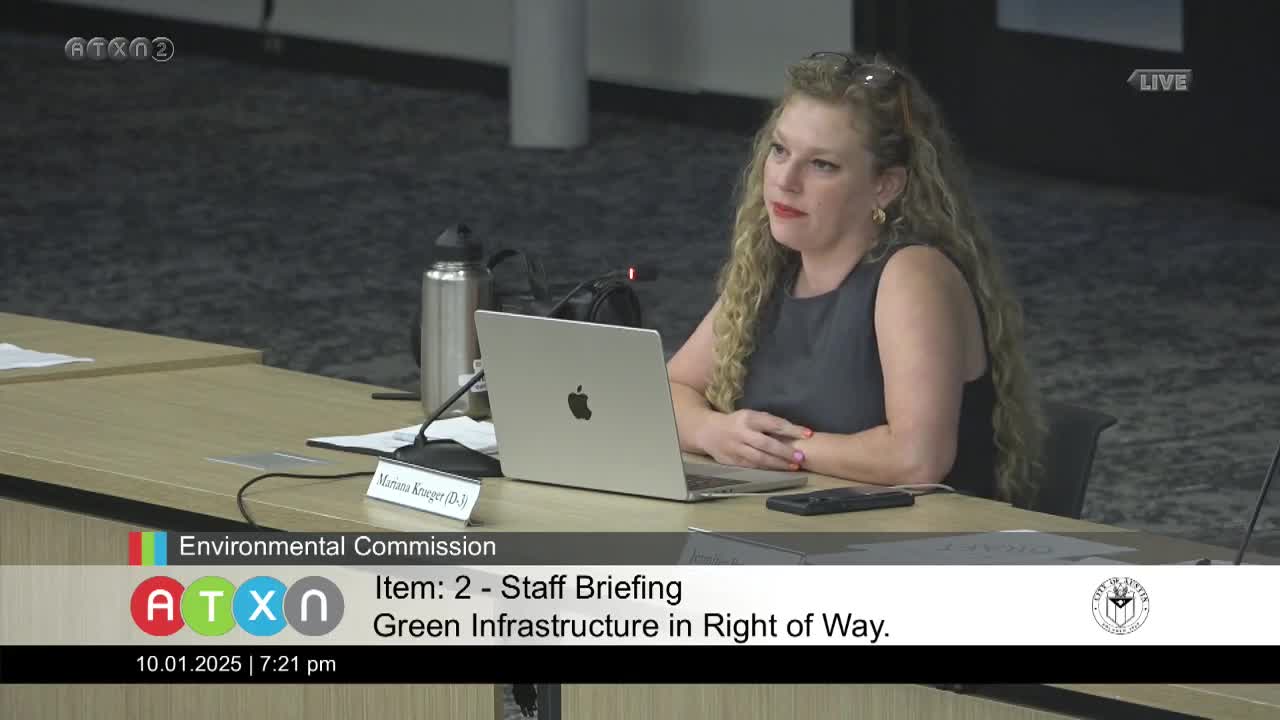 Emily King discusses Austin's local equity tools for urban forestry initiatives