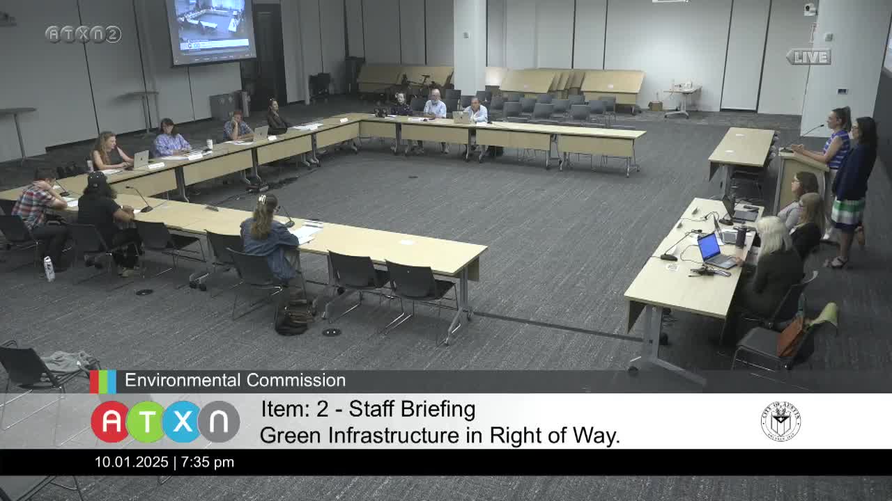 Austin Urban Forestry Committee discusses tree mitigation funds and homeowner responsibilities