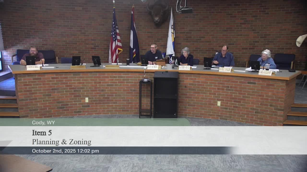 Cody planning board recommends cutting required parking for Pioneer Village 3 from 51 to 30 spaces