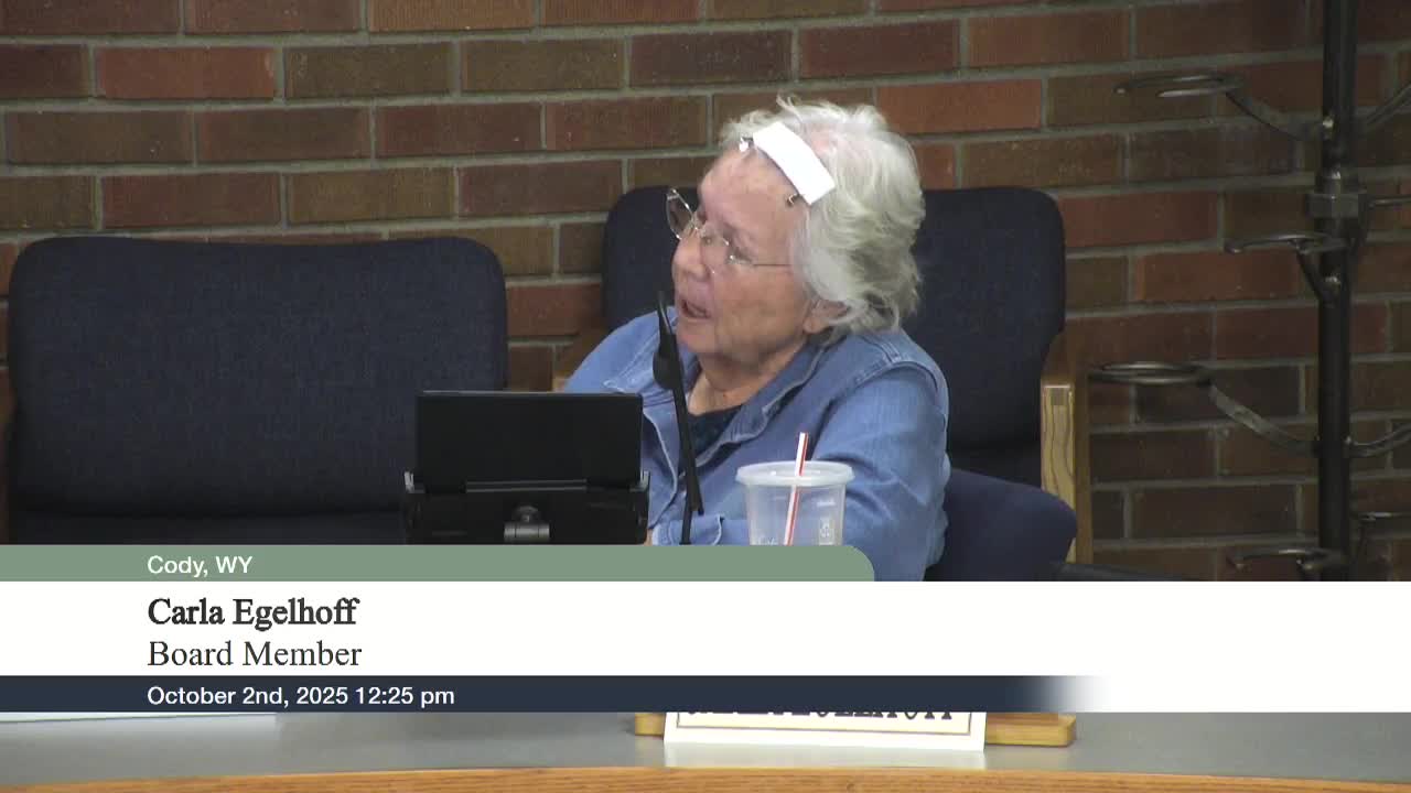 Cody Planning Board Reviews Pioneer Village Housing Development Proposals