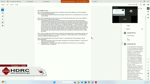 Commission approves 901 N. Alamo rehab package including siding and windows after owner agrees to added trim and paint stipulations