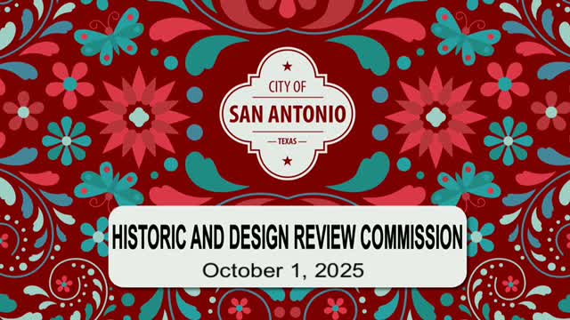 Historic and Design Review Commission Approves Street Name Change and Public Art Displays
