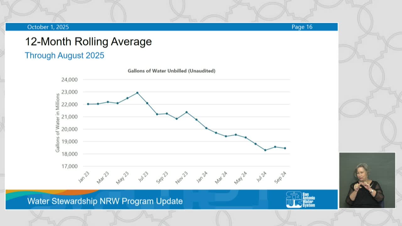 David Stevenson addresses water conservation goals and 2026 budget planning